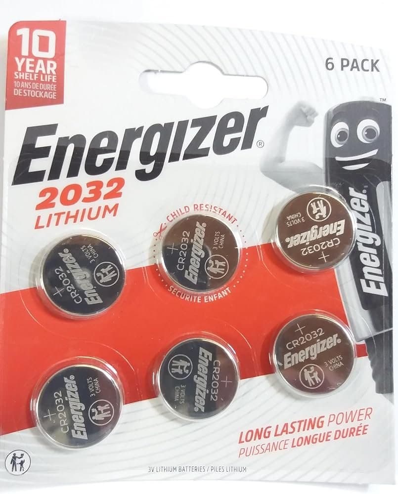 Avis Piles Energizer CR2032 (lot de 6)