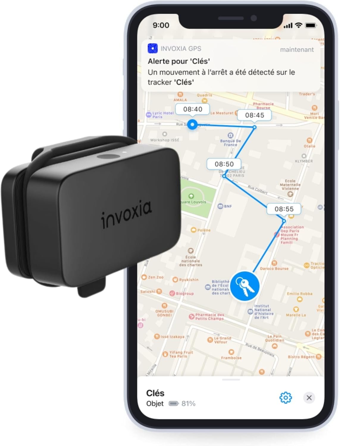 Invoxia Mini GPS Tracker