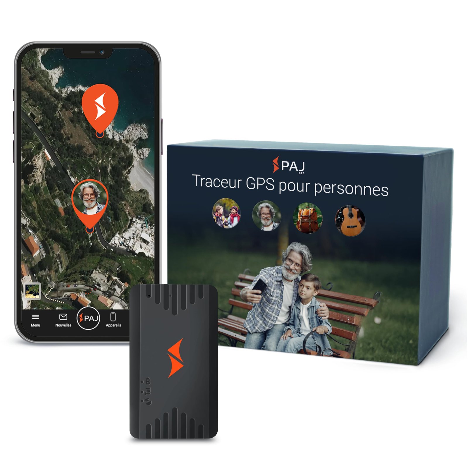 PAJ Mini Traceur GPS 4G