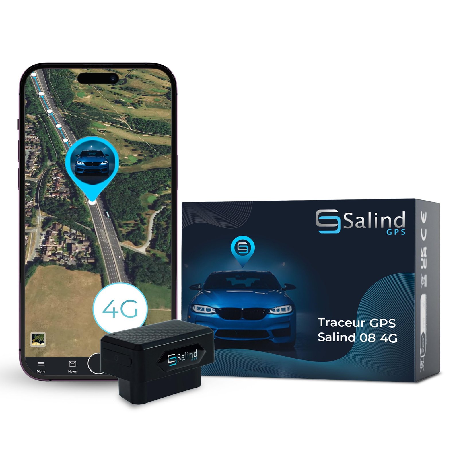 Salind Traceur GPS OBD 4G